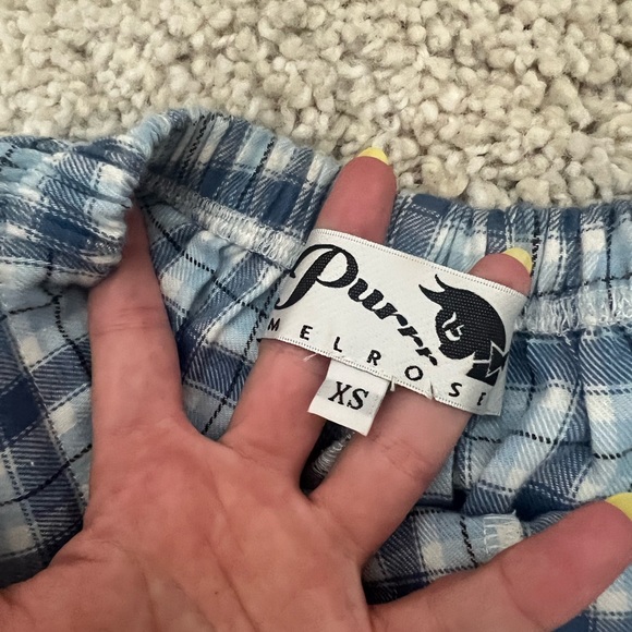 Blue Plaid Skort - Picture 5 of 5